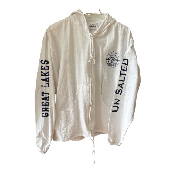 Jackets & Blazers - Great Lakes Unsalted 100% Cotton Zip Jacket – NWT